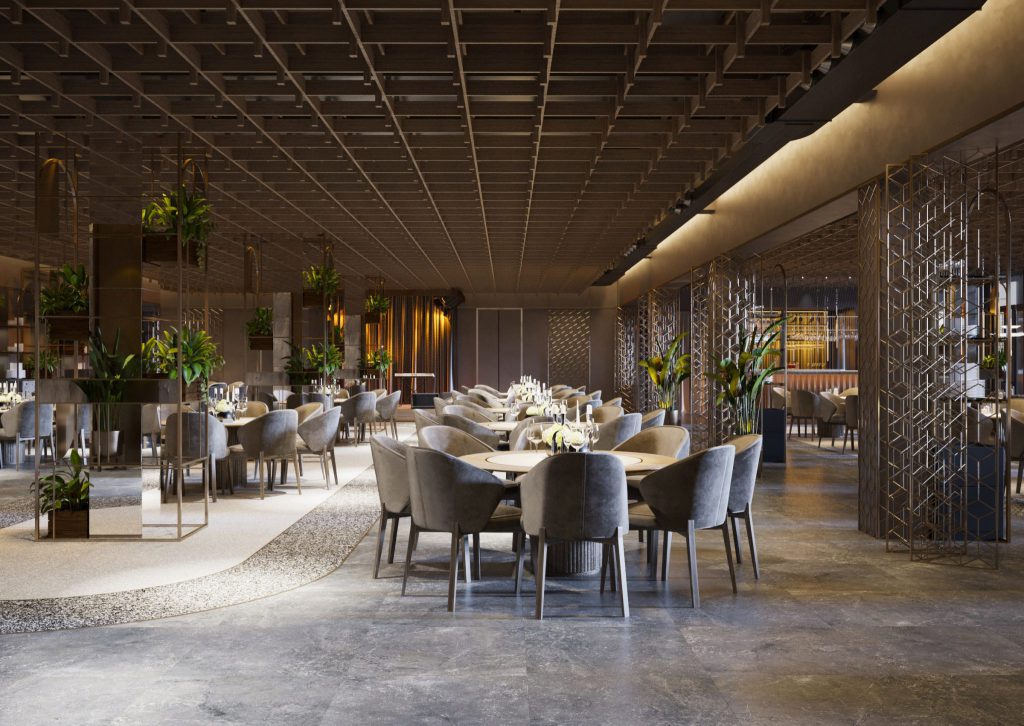 decorul restaurantului