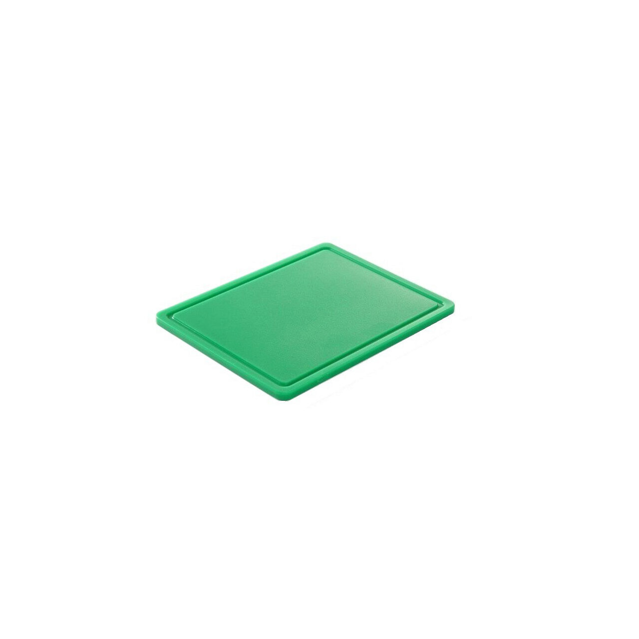 12592332_BIG-1 Tocator verde, 26.5x32.5x(H)1.2 cm - GN1/2, cu sant de scurgere, polietilena HDPE 500, respecta normele de igiena HACCP, Hendi - imagine 1